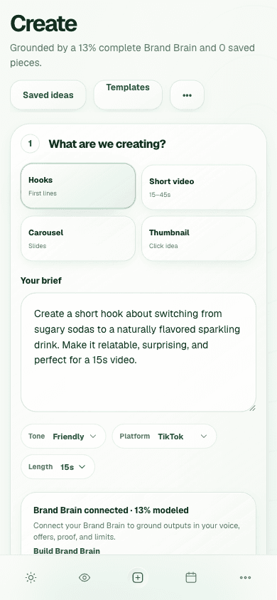 The real Vayiq Create studio on mobile